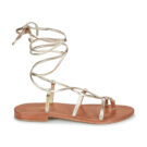 Les Tropeziennes par M.Belarbi HELLEN Gold Flat Sandals Women - 2