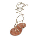 Les Tropeziennes par M.Belarbi HELLEN Gold Flat Sandals Women - 3
