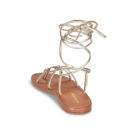 Les Tropeziennes par M.Belarbi HELLEN Gold Flat Sandals Women - 5