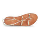 Les Tropeziennes par M.Belarbi HELLEN Gold Flat Sandals Women - 6