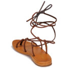 Les Tropeziennes par M.Belarbi HELLEN Brown Flat Sandals Women - 5