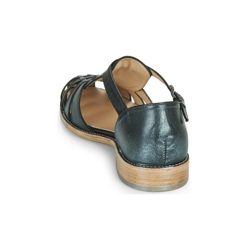 Muratti RAZAC Schwarze flache Sandalen f&uuml;r Damen - Gr&ouml;&szlig;e 5