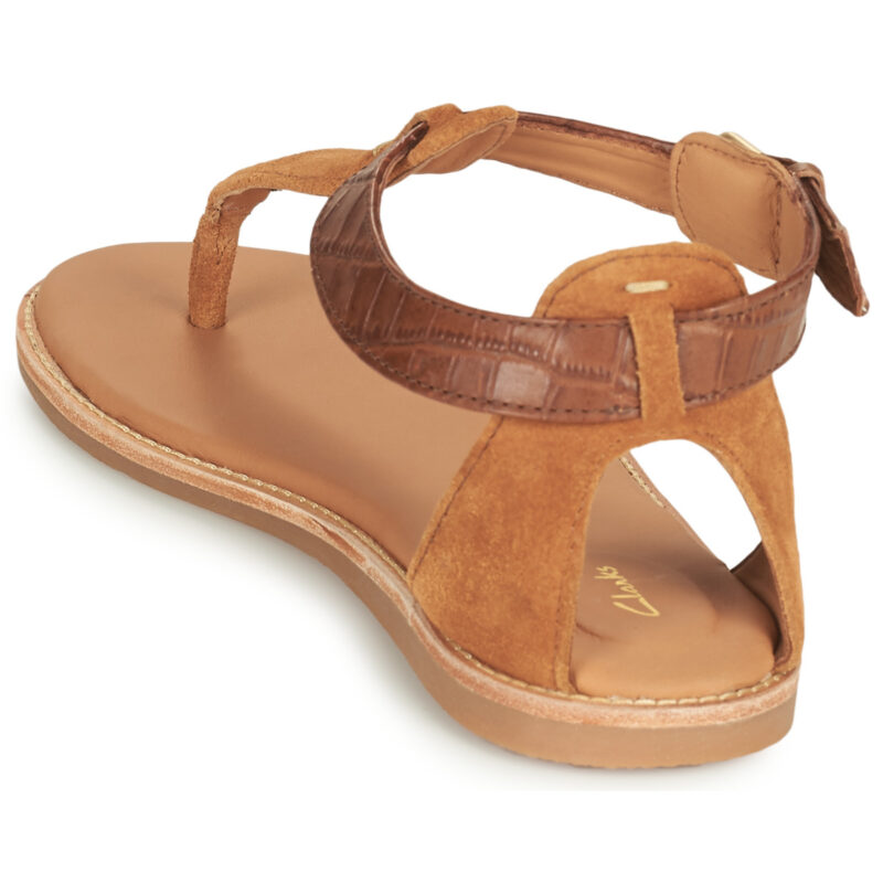 Clarks Sandales basses marron pour femmes KARSEA POST - Pointure 5