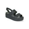 Crocs CROCS BROOKLYN LOW WEDGE W Nero Sandali bassi Donna