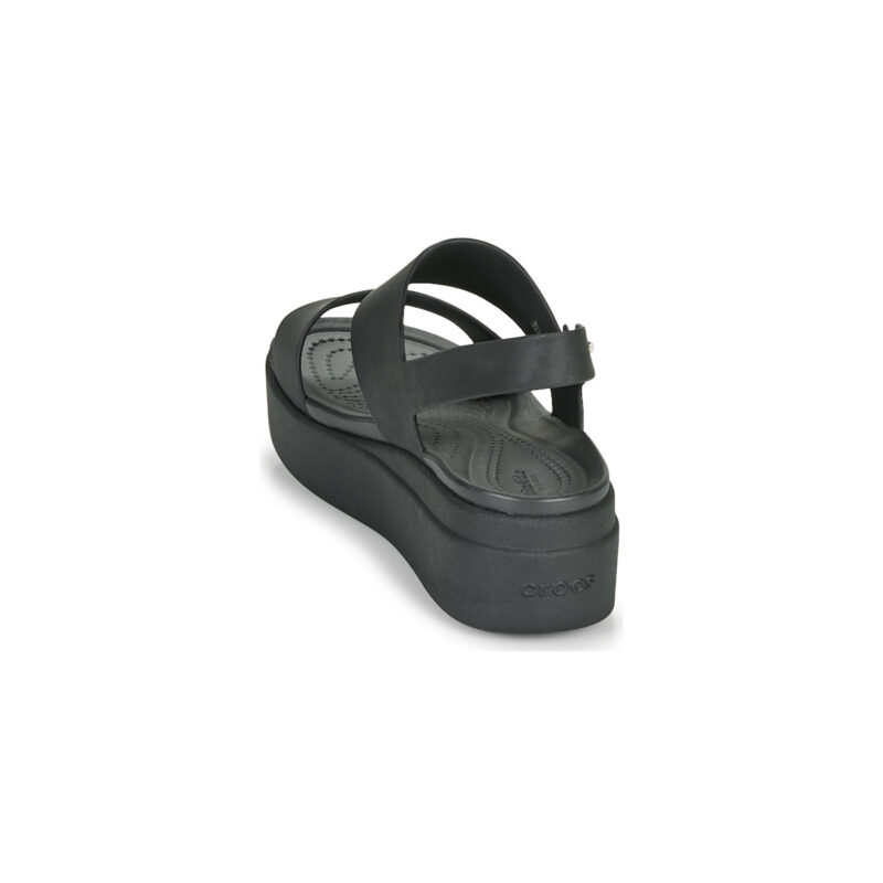 Crocs CROCS BROOKLYN LOW WEDGE W Black Women's flat sandals - 5