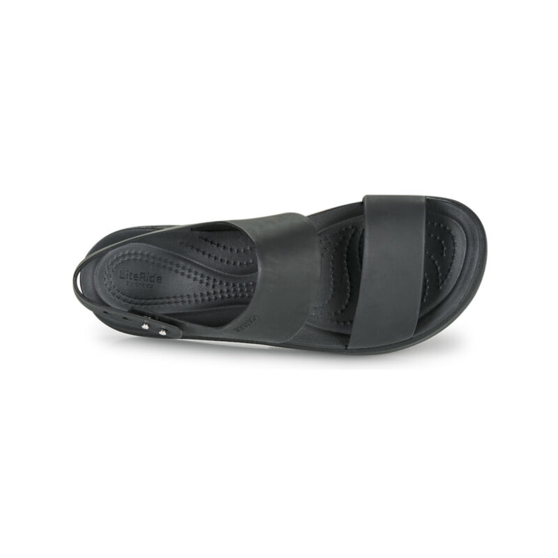 Crocs CROCS BROOKLYN LOW WEDGE W Black Women's flat sandals - 6