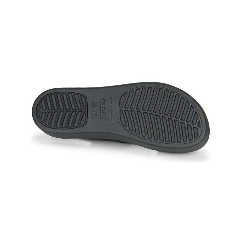 Crocs CROCS BROOKLYN LOW WEDGE W Black Women's flat sandals - 7