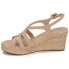 Moony Mood ONICE Beige Keilabsatz-Sandalen Damen - 4