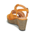 Adige FLORY V4 UNDER SAFRAN Yellow Wedge Sandals Women - 5