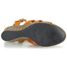 Adige FLORY V4 UNDER SAFRAN Yellow Wedge Sandals Women - 7