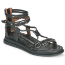 Airstep / A.S.98 POLA SQUARE Schwarz Flache Sandalen Damen - 1