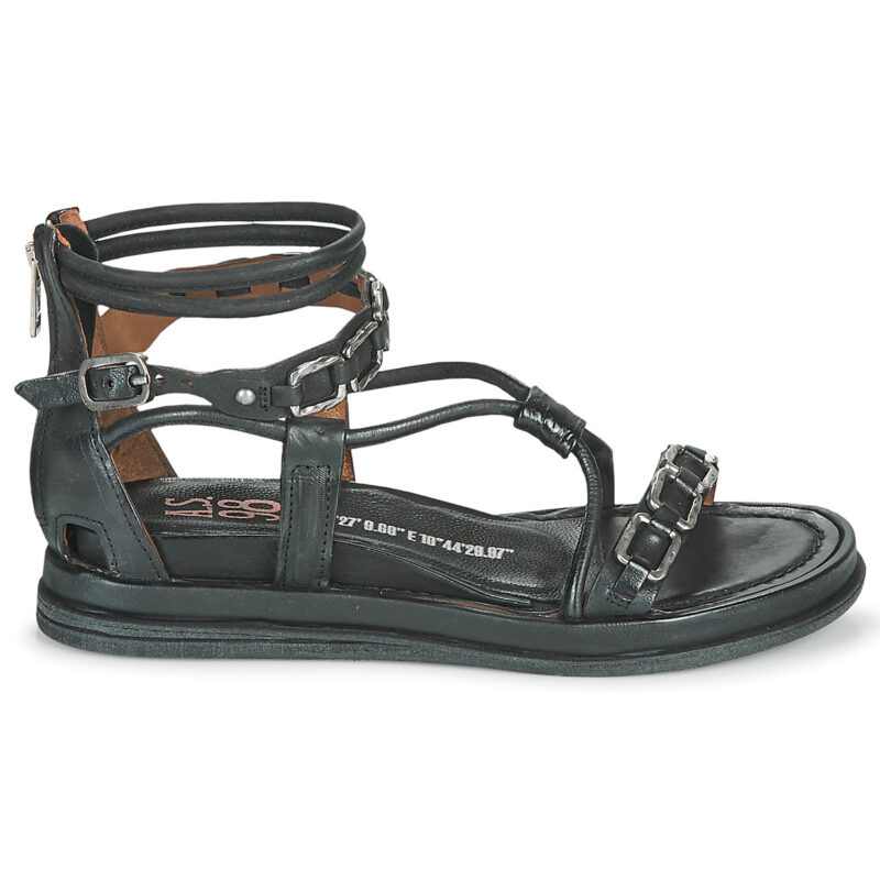 Airstep / A.S.98 POLA SQUARE Schwarz Flache Sandalen Damen - 2