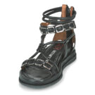 Airstep / A.S.98 POLA SQUARE Schwarz Flache Sandalen Damen - 3