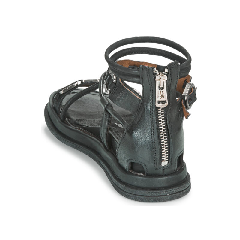 Airstep / A.S.98 POLA SQUARE Schwarz Flache Sandalen Damen - 5