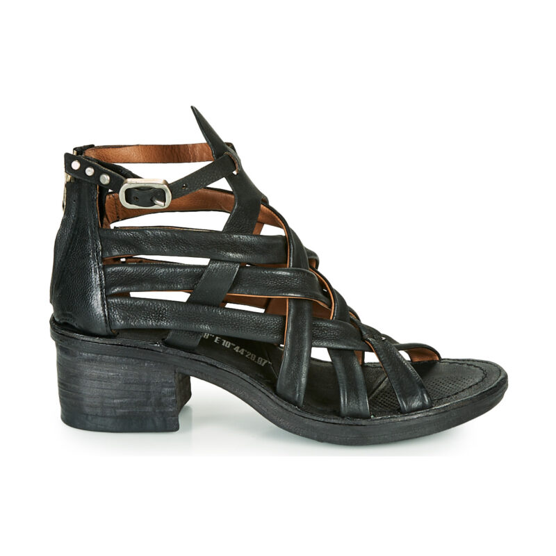 Airstep AS98 KENYA BRIDE Schwarze Sandalen mit Absatz f&uuml;r Damen - Gr&ouml;&szlig;e 2