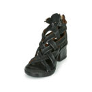 Airstep AS98 KENYA BRIDE Schwarze Sandalen mit Absatz f&uuml;r Damen - Gr&ouml;&szlig;e 3