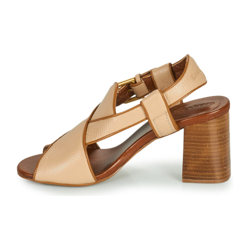 See by Chloé HELLA Beige Sandali con tacco Donna - 4