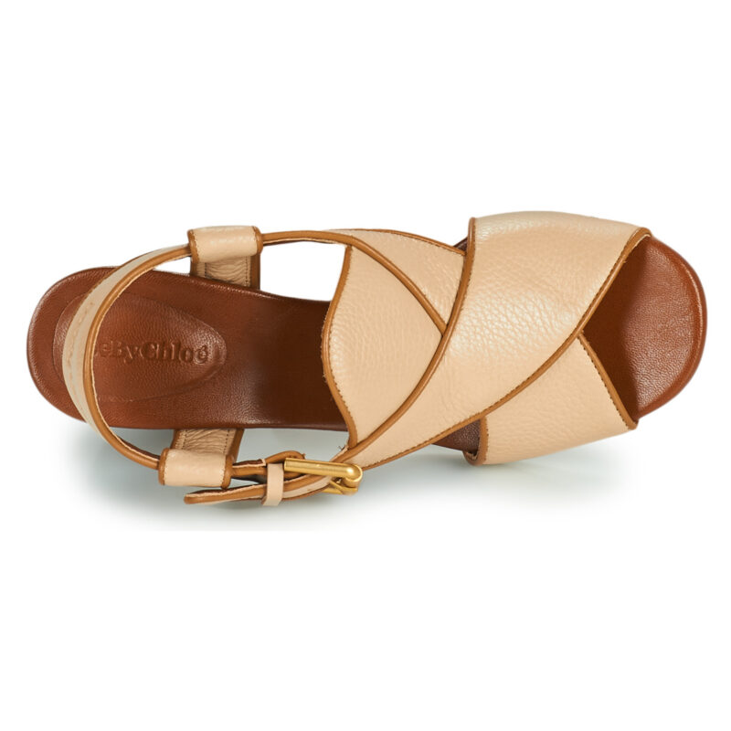 See by Chloé HELLA Beige Sandali con tacco Donna - 6