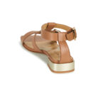 JB Martin HARIA Brown Flat Sandals Women - 5