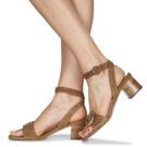 JB Martin OLAK Marrone Sandali con tacco Donna - 8