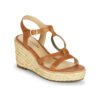 JB Martin EMANI Marrone Sandali con zeppa Donna