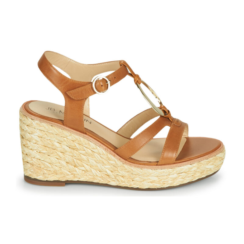 JB Martin EMANI Marrone Sandali con zeppa Donna - 2