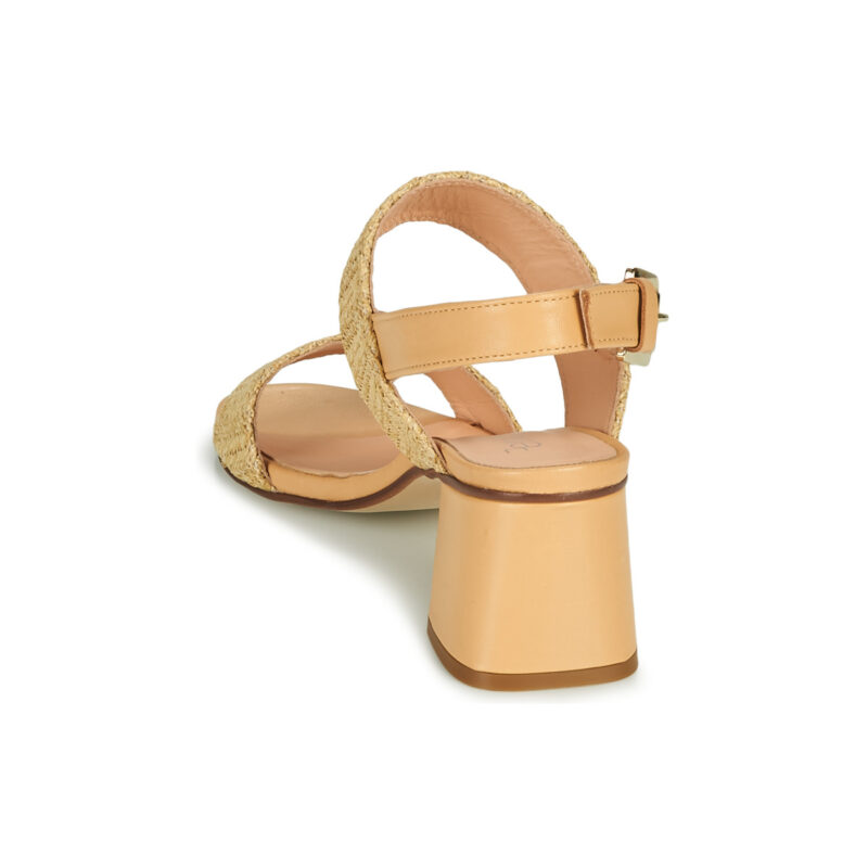 Fericelli MARRAK Beige Sandalias de tac&oacute;n Mujer - 5