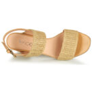 Fericelli MARRAK Beige Sandalias de tac&oacute;n Mujer - 6