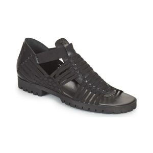 Kenzo Griechische flache Sandalen, schwarze Damen-Sandalen