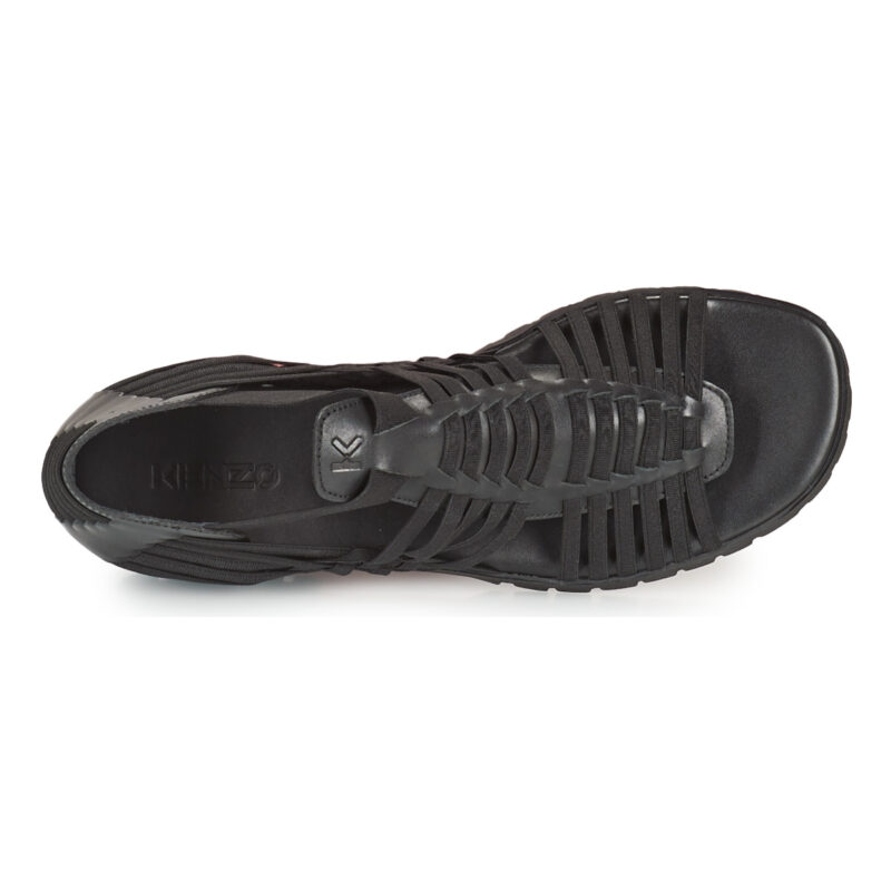 Kenzo GREEK FLAT SANDALS Nero Sandali bassi Donna - 6