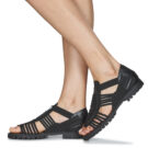 Kenzo GREEK FLAT SANDALS Nero Sandali bassi Donna - 8