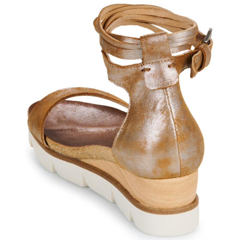 Mjus TAPASITA Oro Sandali con zeppa Donna - 5