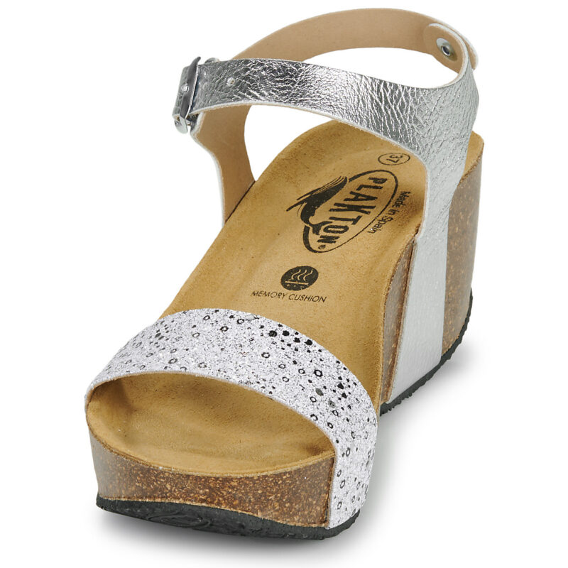 Plakton SO KISS Argento Sandali con zeppa Donna - 3
