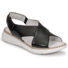 Casual Attitude ODILE Schwarz Keilabsatz Sandalen Damen - 1
