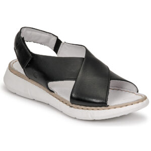 Casual Attitude ODILE Schwarze Keilsandalen f&uuml;r Damen