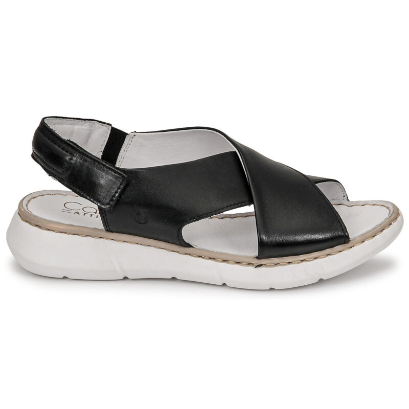 Casual Attitude ODILE Schwarz Keilabsatz Sandalen Damen - 2