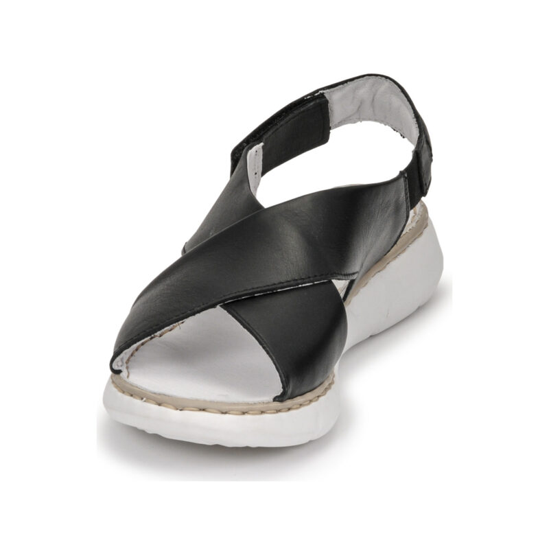 Casual Attitude ODILE Schwarz Keilabsatz Sandalen Damen - 3