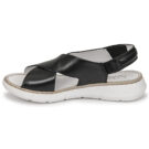 Casual Attitude ODILE Schwarz Keilabsatz Sandalen Damen - 4