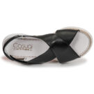 Casual Attitude ODILE Schwarz Keilabsatz Sandalen Damen - 6