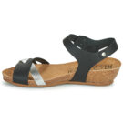 Casual Attitude OYA Schwarze Sandalen mit Absatz f&uuml;r Damen - Gr&ouml;&szlig;e 4