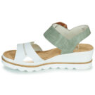 Rieker SOLLA Green Wedge Sandals Women - 4