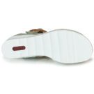 Rieker SOLLA Green Wedge Sandals Women - 7