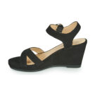 JB Martin QUERIDA Nero Sandali con zeppa Donna - 4