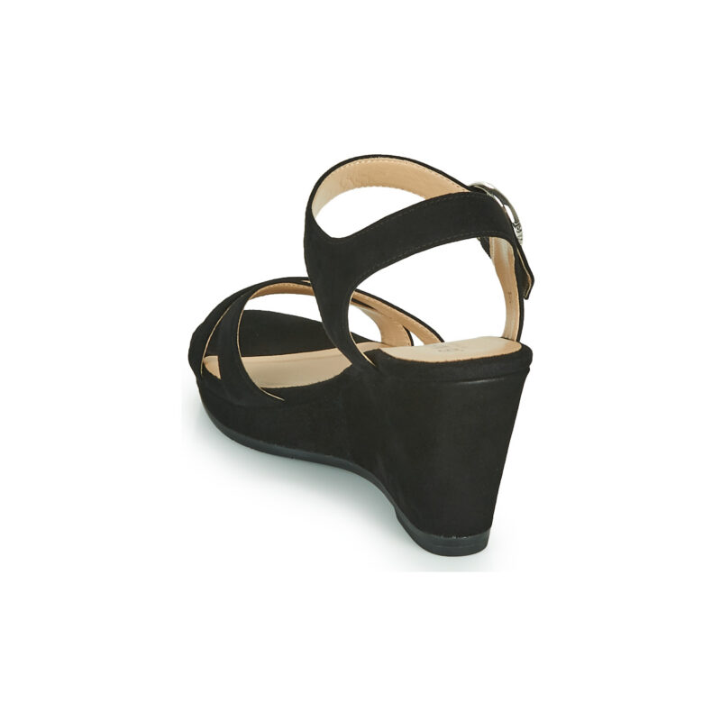 JB Martin QUERIDA Nero Sandali con zeppa Donna - 5