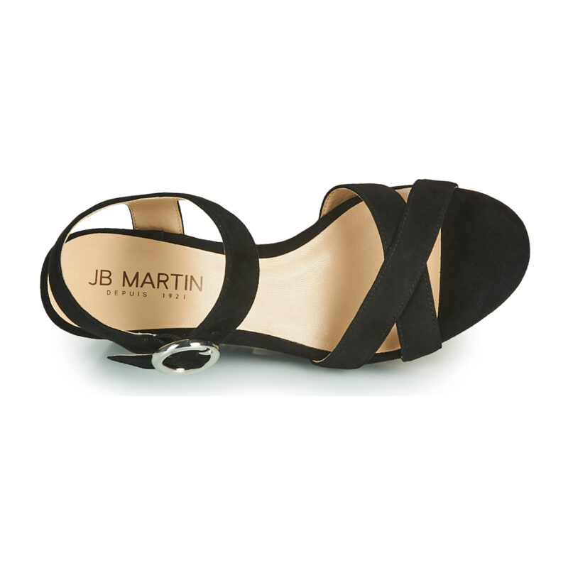 JB Martin QUERIDA Nero Sandali con zeppa Donna - 6