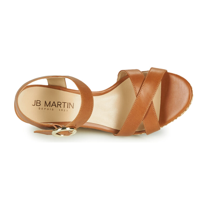 JB Martin QUERIDA Marrone Sandali con zeppa Donna - 6