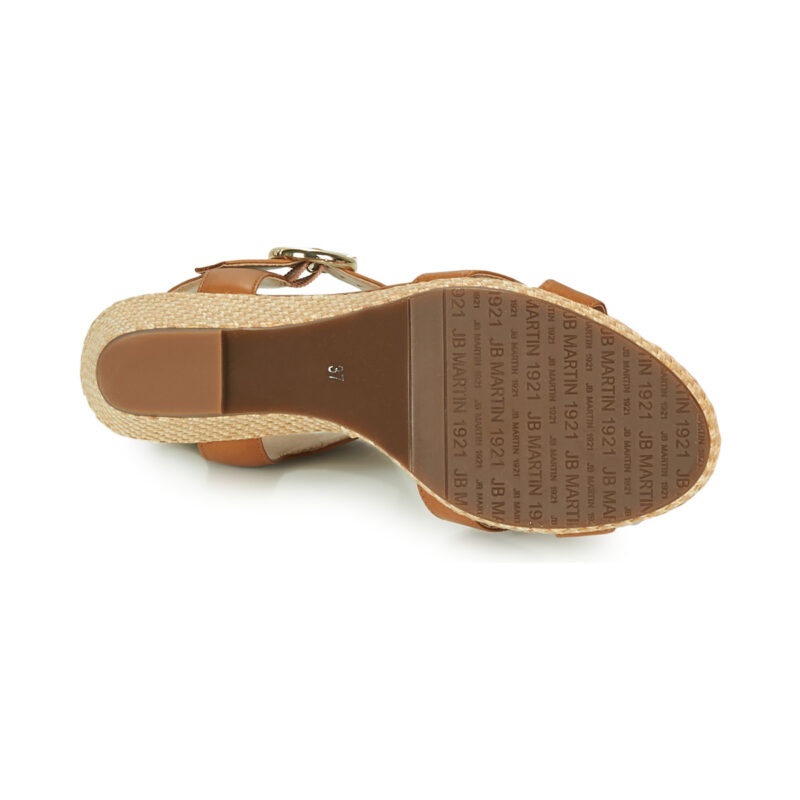JB Martin QUERIDA Marrone Sandali con zeppa Donna - 7