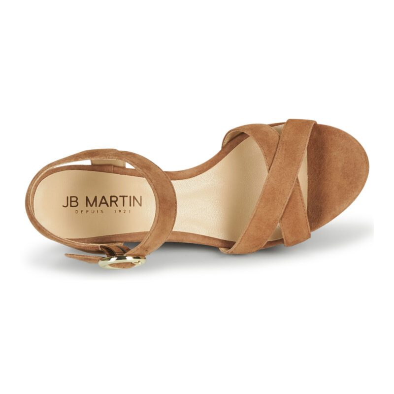 JB Martin QUERIDA Marrone Sandali con zeppa Donna - 6