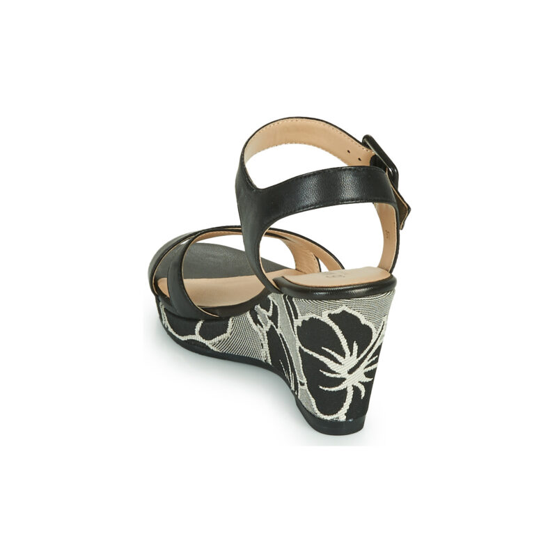 JB Martin QUERIDA Nero Sandali con zeppa Donna - 5