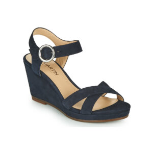 JB Martin  QUERIDA  Blu -  Sandali con zeppa  Donna